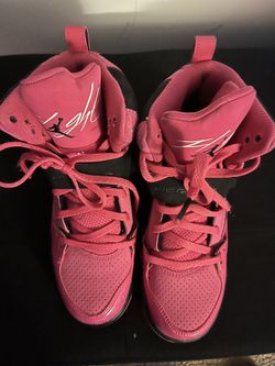 Air Jordan Flight 45 High Premium Vivid Pink Glitter  Sneakers