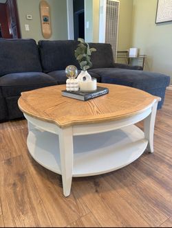 Solid wood coffee table