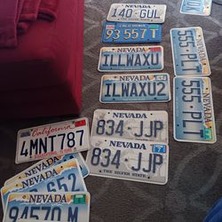 Retired license plates