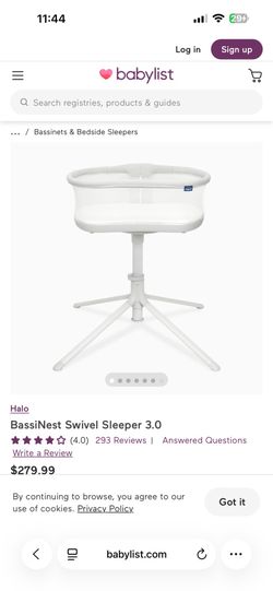 Halo Swivel bassinet