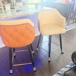 Bar Stools Swivel Set Of 2 - $150
