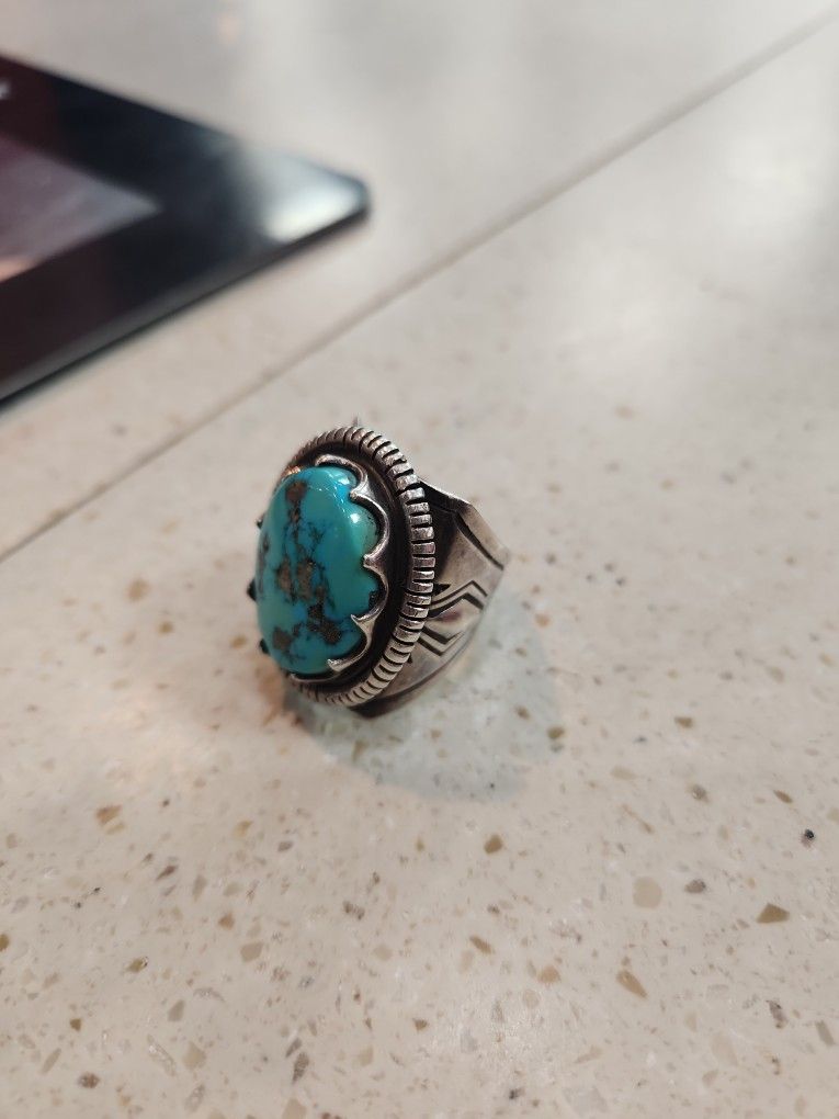 Turquoise Ring Size 11