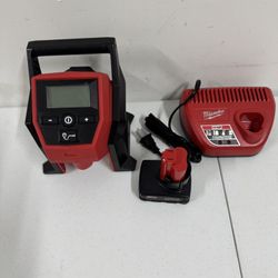 M12 12-Volt Lithium-Ion Cordless Electric Portable Inflator with Compact Battery Pack 4.0 Ah Battery and Charger 