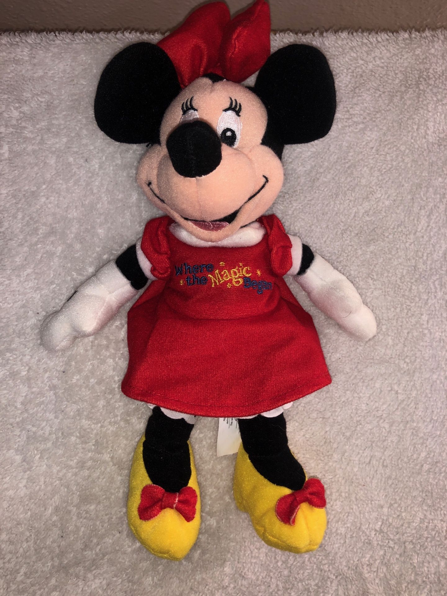 Minnie Mouse Plush- Where the Magic Began 9” inches