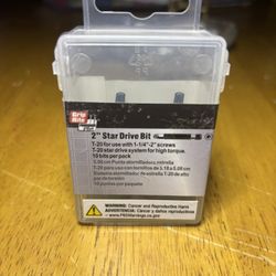 Grip Rite 2” Star Drive Bit Pack Of 10 
