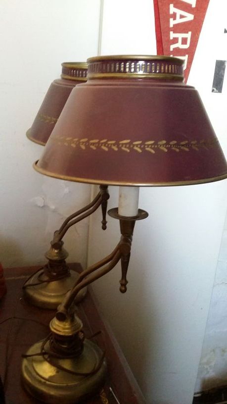 Vintage Piano Lamps