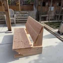 Wooden Bench 