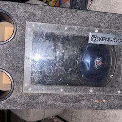 2 12inch Kenwood Subwoofers With Box