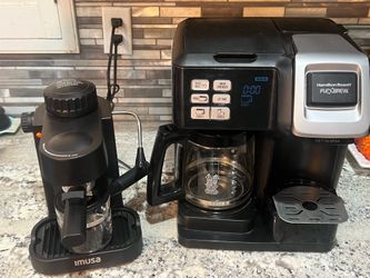 Coffee bar set up.