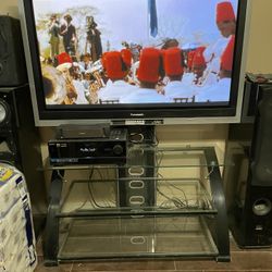 55” Panasonic Plasma TV With Remote (Stand Not Included)