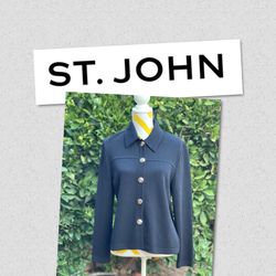 ST. JOHN BASICS BLAZER SIZE 6