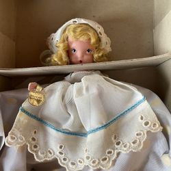 Nancy Ann Storybook Dolls 173  “Polly Put the Kettle on We’ll All Have Tea”