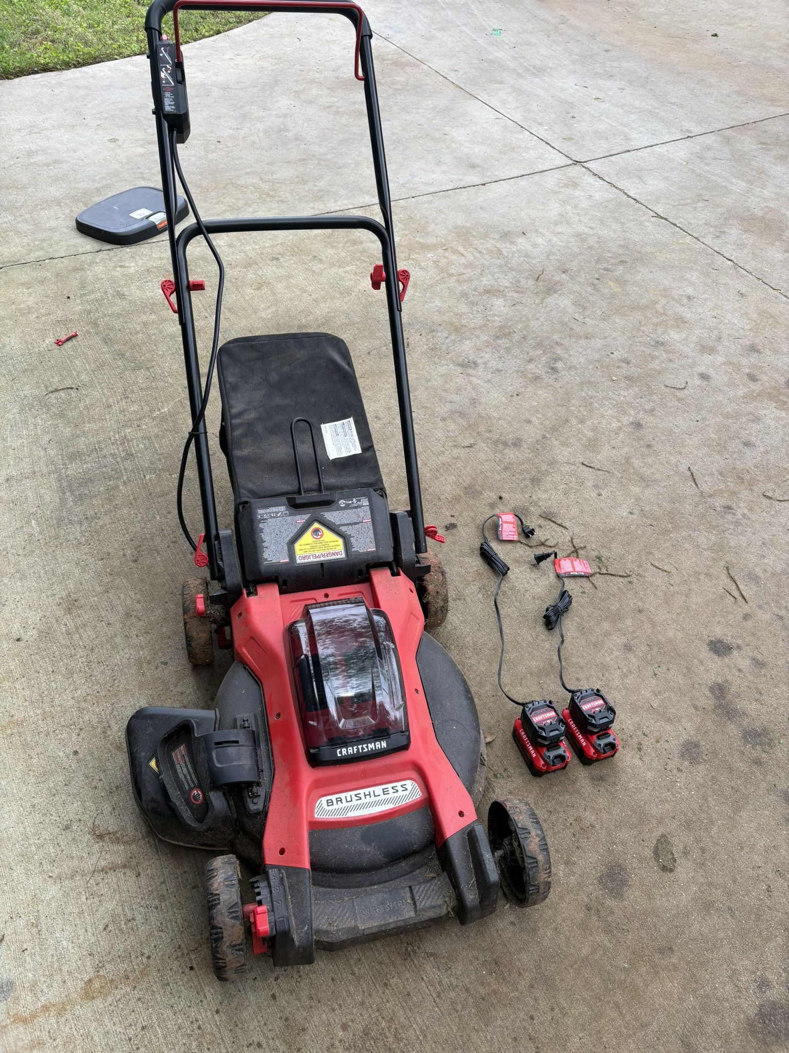 Craftsman Electric Lawn Mower- Two Batteries Work, Mower Randomly Stopped