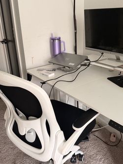Height Adjustable Gaming Desk 28.7 X 55.11” W X 23.62” D.
