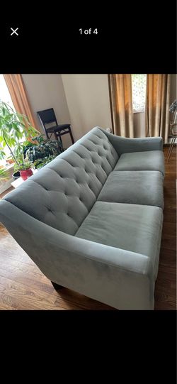 Max Home Better by Design Tufted Velvet Sofa