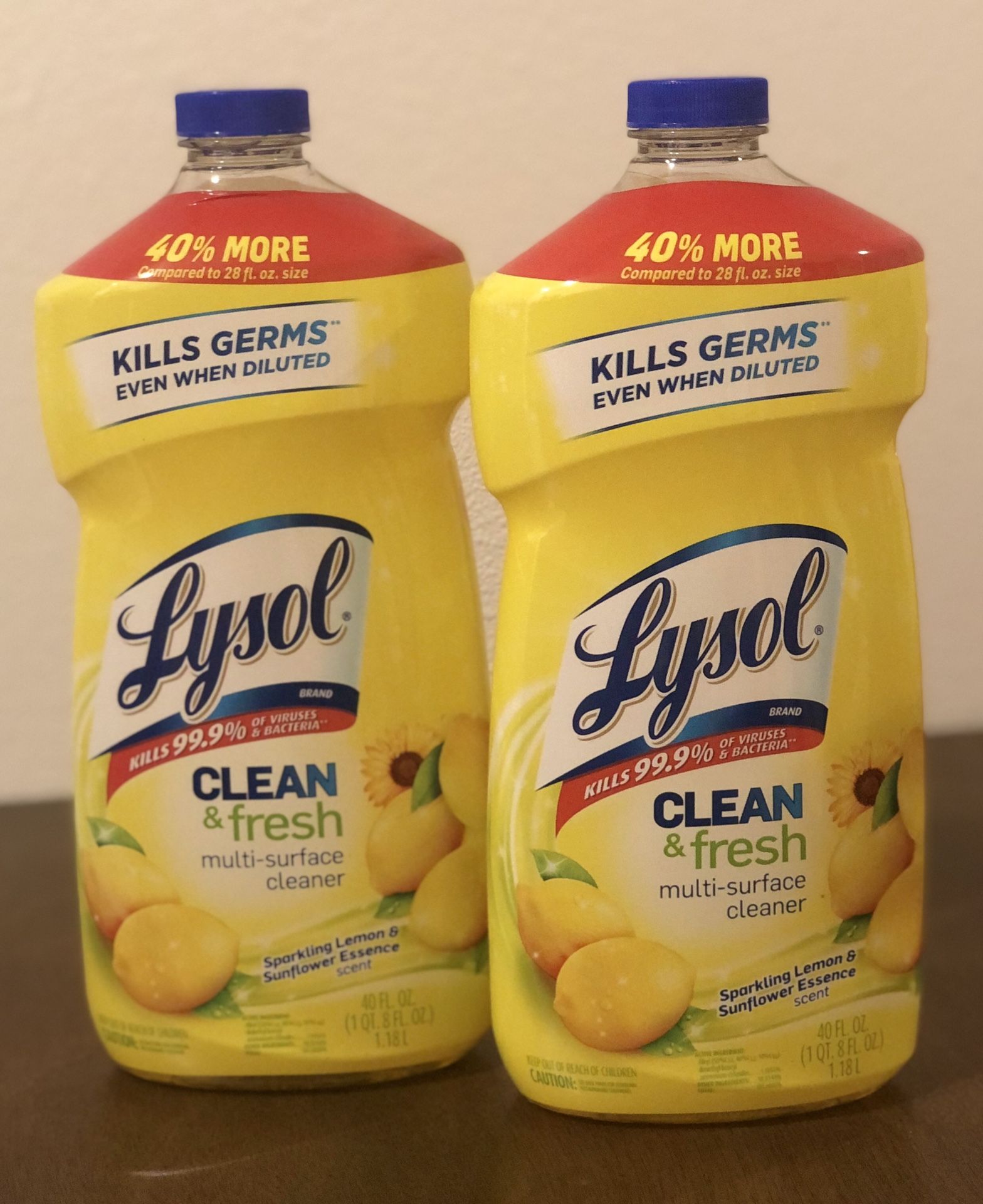 Lysol Clean & Fresh Multi-Surface Cleaner 🌻🧽