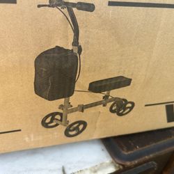 Elenker Knee Walker Unowned  Still In Box Paid 240