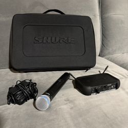 Shure PGXD4 Digital Wireless Handheld Microphone System Beta 58A XLR 1/4 in TRS