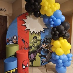 Super Hero Backdrop