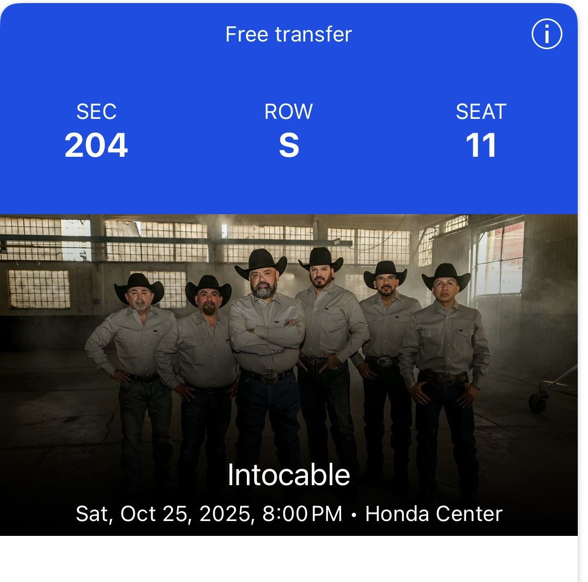 Intocable Concert