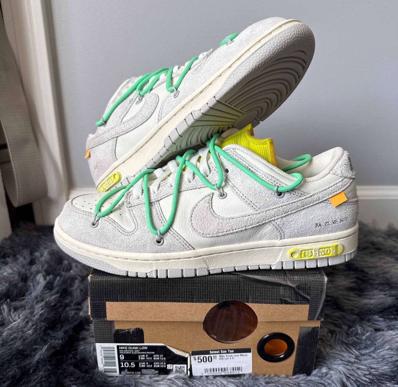 Size 9 - Off-White Dunk Low “Lot 14” - DJ0950 106 - VNDS CLEAN OG ALL