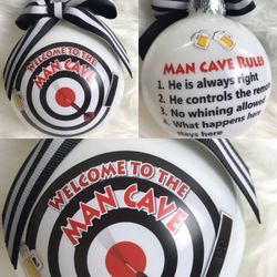 Man cave ornaments