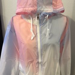 Pink And Blue, Thin Windbreaker Jacket