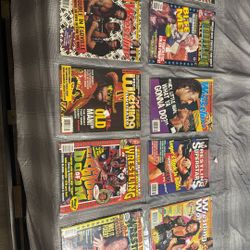 Hulk Hogan Wrestling Illustration, MagazineS 17 Mags