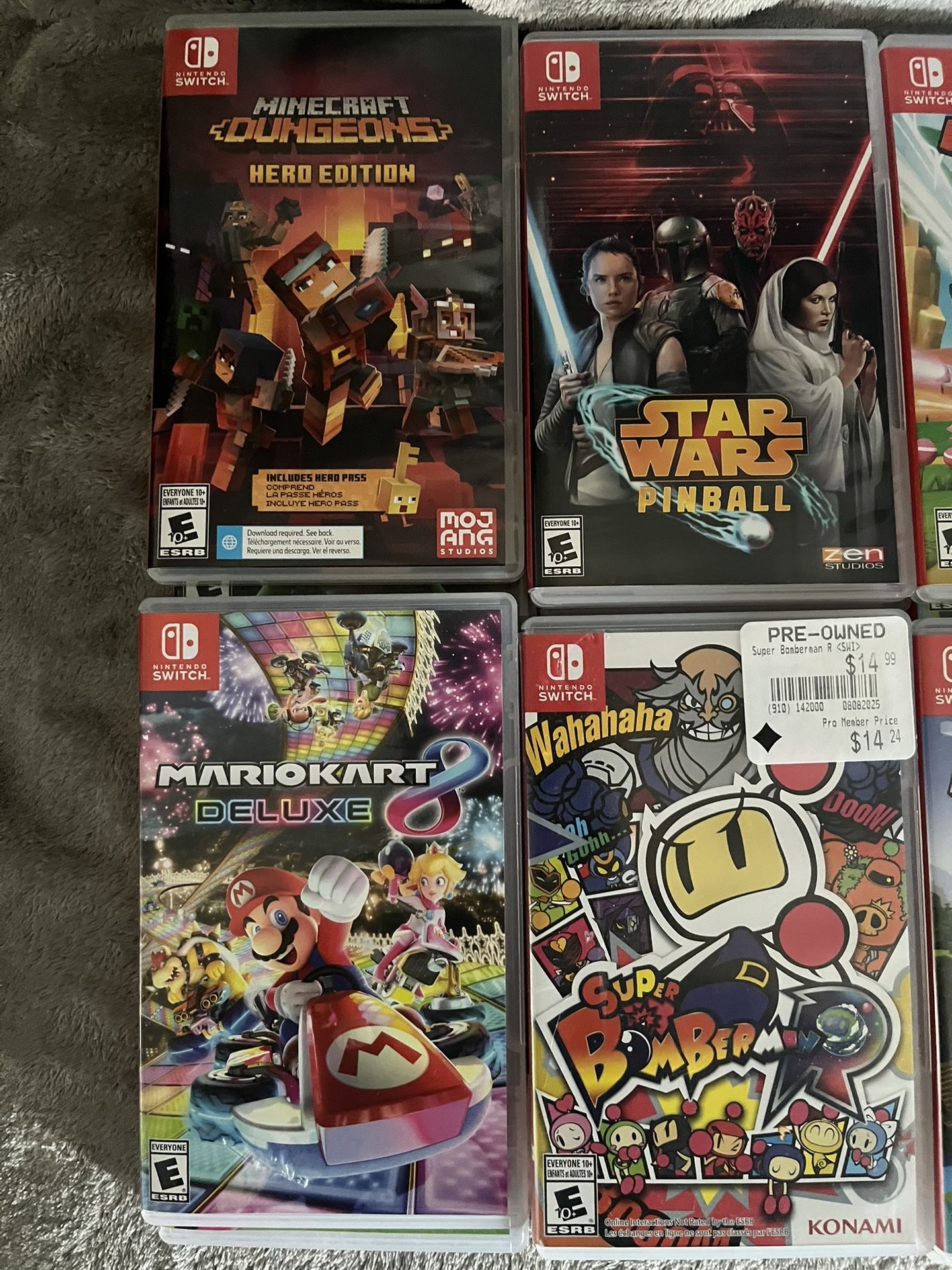 Empty Replacement Nintendo Switch Cases