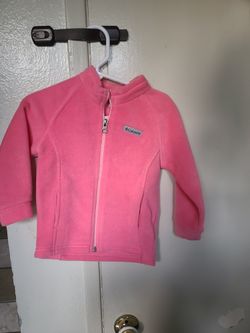 Pink Columbia Sportswear Fleece Zip Up Sweater