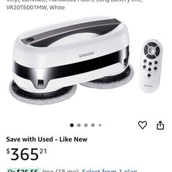 9.5 New SAMSung Jetbot Mop, Cordless Robot Floor Cleaner