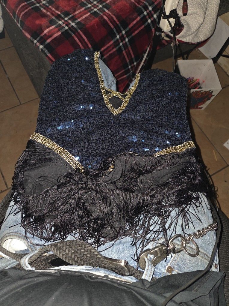 Sequence dress leotard, I'm not sure Or A Body Suit