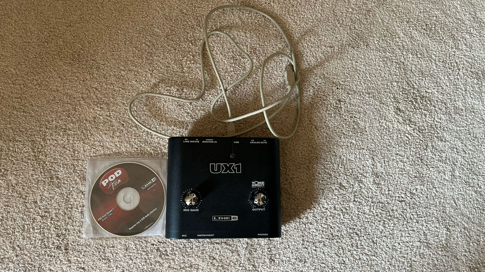 Line 6 Toneport UX1 Audio Interface