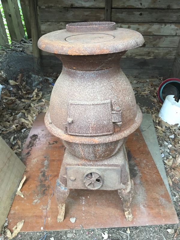 Antique, cast iron pot belly stove for Sale in Manchester, MO OfferUp