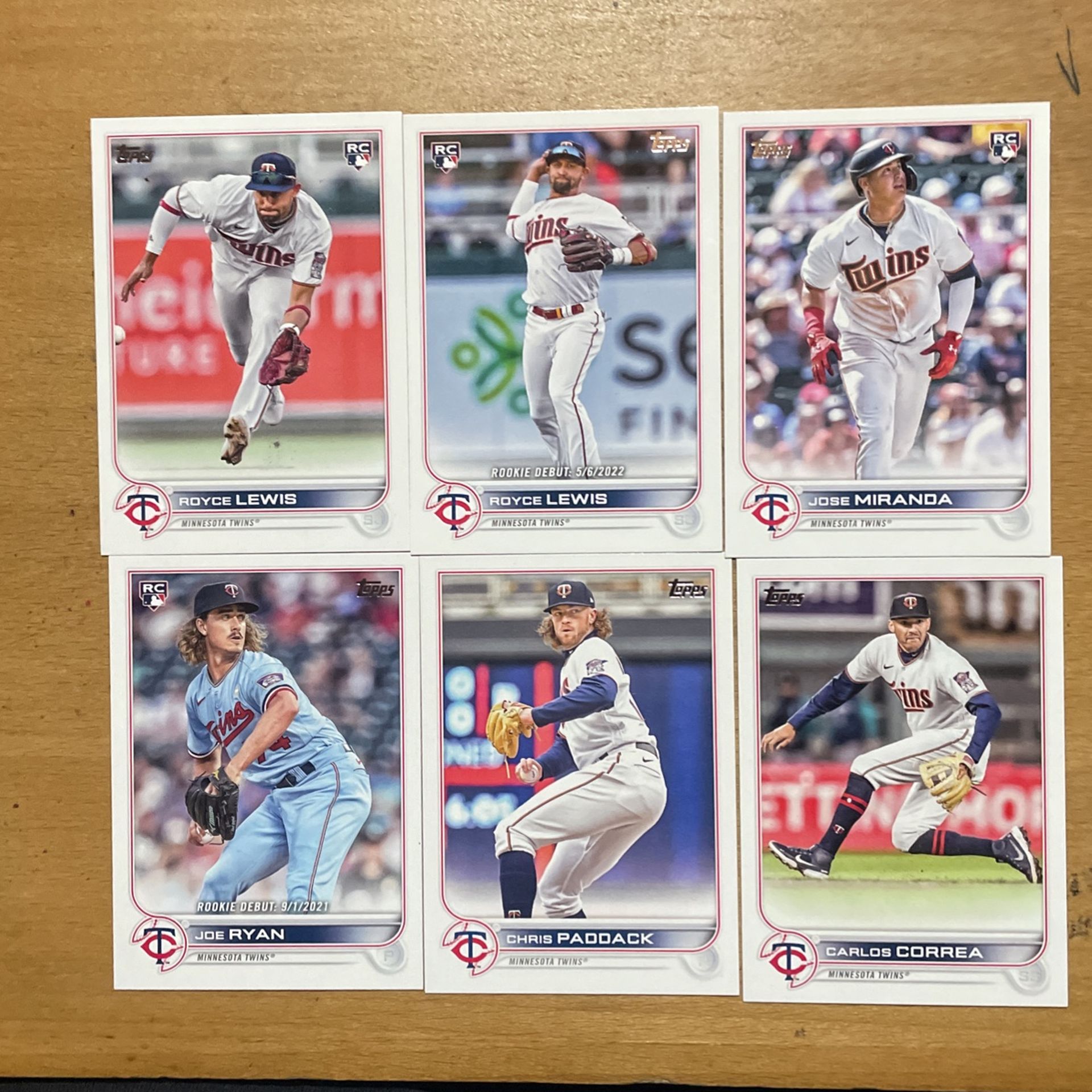 2022 TOPPS UPDATE MINNESOTA TWINS 14 CARD LOT