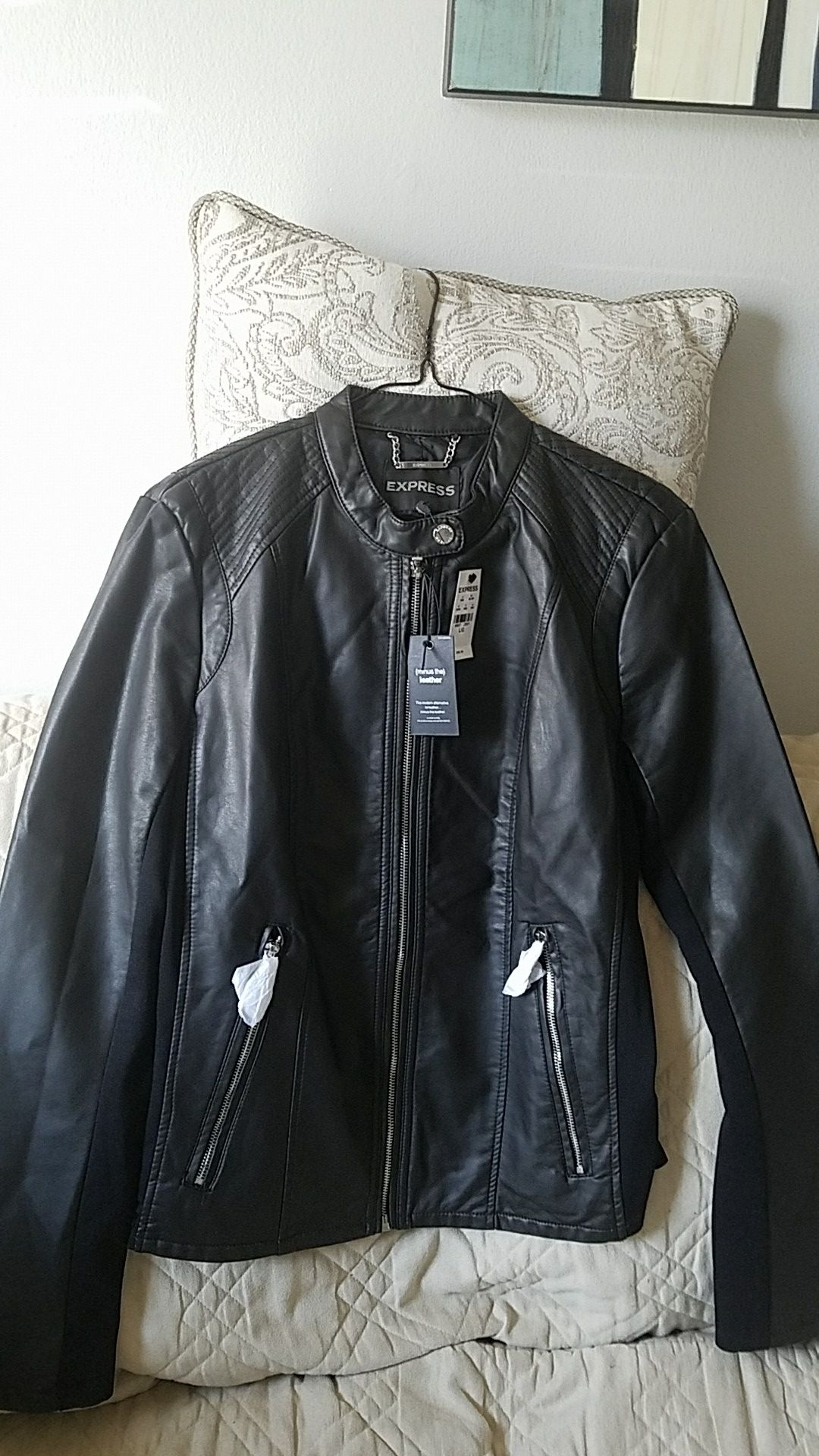 Express leather jacket