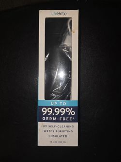 UV self cleaning electronic water bottle