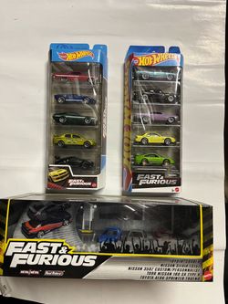 Hot wheels fast and furious diorama 5 pack