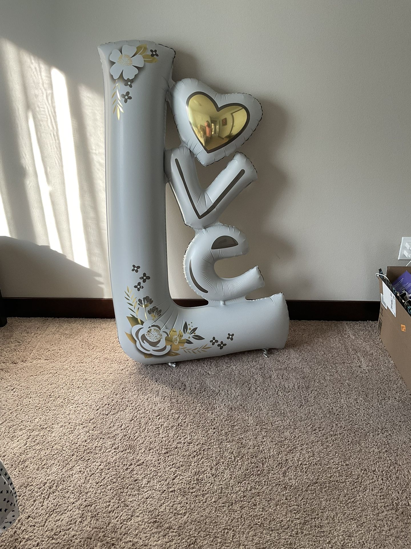 Inflated ballon