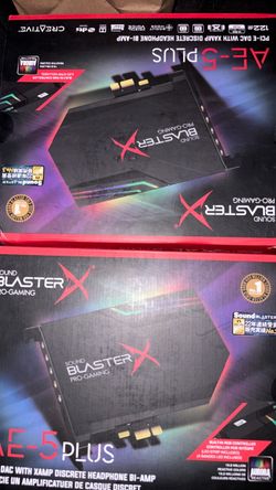 Creative Sound Blaster X AE-5 Plus PCIe Sound Card (x2)