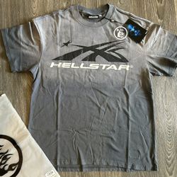 Hellstar grey t shirt size MEDIUM BRAND NEW