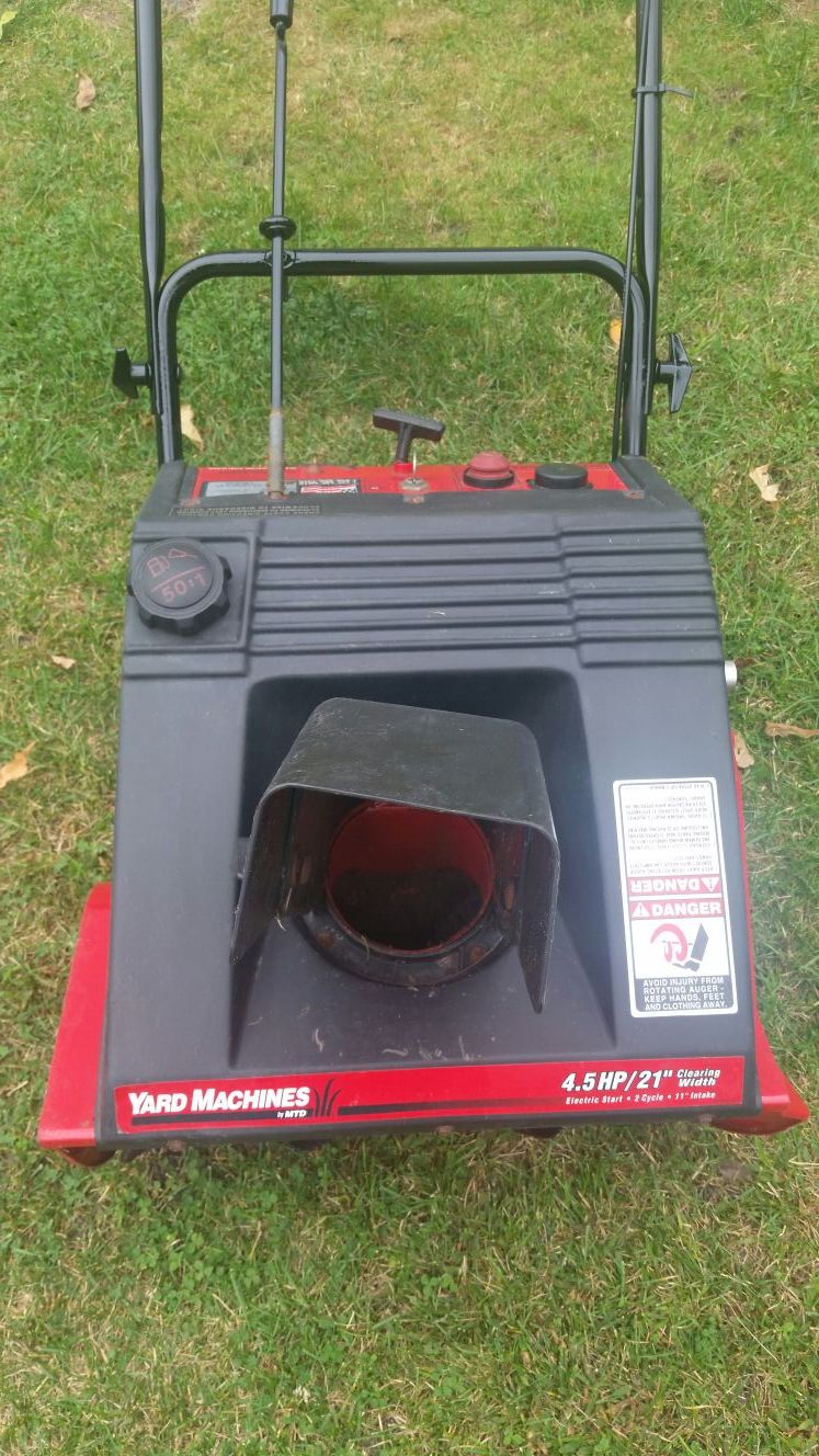 Snow blower /maquina para quitar nieve