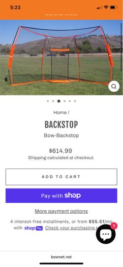 New Bownet backstop baseball softball