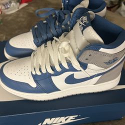 Jordan 1 Retro High Og True Blue Size 6y