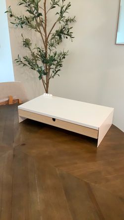 IKEA Monitor Stand with Drawer