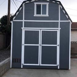 10x12x12 High Barn Style Shed With A Window And A Loft New Installed Price $3700
