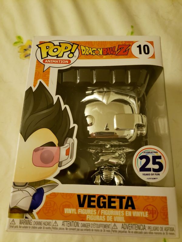 funko pop vegeta 10 metallic