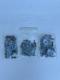 New 46 sets of plastic expansion pipe screws / cement brick fixation