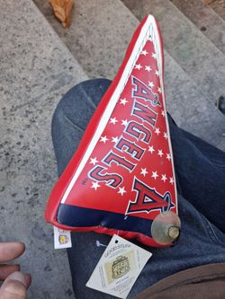 Vintage 2003 Good Stuff Anaheim Angels MLB Plush Pennant Cushion With Tags NWT