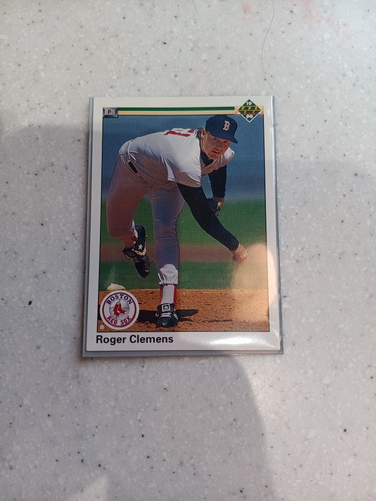 Roger Clemens 1990 Upper Deck Baseball Card